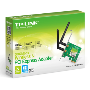 TP-LINK TL-WN881ND 300Mbps Wireless N PCI Express Adapter &#8211; کارت شبکه بی‌سیم 300Mbps تی پی-لینک TL-WN881ND