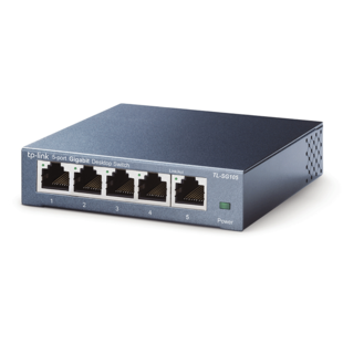 TP-Link TL-SG105 5-Port Gigabit Desktop Switch &#8211; سوییچ گیگابیتی 5 پورت دسکتاپ تی پی-لینک مدل TL-SG105