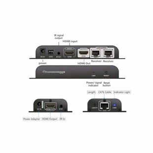 اسپلیتر و اکستندر 1 به 2 HDMI لنکنگ مدل LKV712PRO