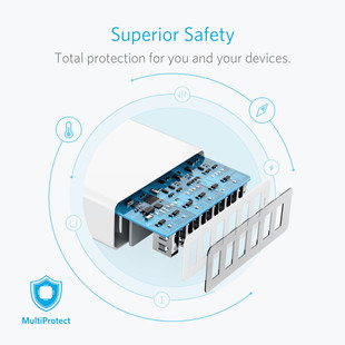 Wall Charger Anker A2123 Powerport 6 Port USB