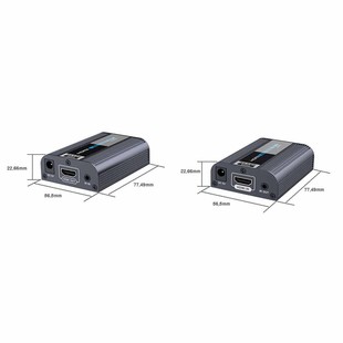 Lenkeng LKV672 4K@60Hz ultra HD HDMI Extender with IR (7)