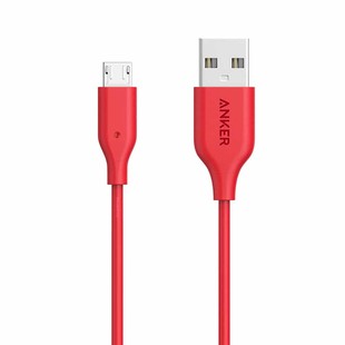 کابل تبدیل USB به میکرو USB انکر مدل A8132 PowerLine طول 0.9 متر