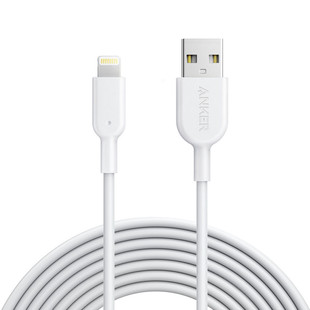 کابل تبدیل USB به لایتنینگ انکر مدل A8434 طول 3 متر