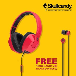 skullcandy-crusher-s6scfy-059-with-bass-slider-headphones-freejib-in-ear-color-may-vary-redblack-1501368934-7389671-Skullcandy Crusher Headphone-هدفون اسکال کندی مدل Crusher | به فی