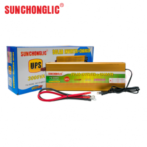 خرید و قیمت اینورتر 12 به 220 ولت 3000 وات یو پی اس و شارژر دار مدل Inverter FU-3000C