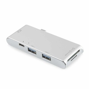 تبدیل Type-c و رم ریدر SD/microSD به هاب 2 پورت 0.USB 3 و HDMI