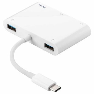 تبدیل Type-C به VGA/HDMI و هاب USB3.0