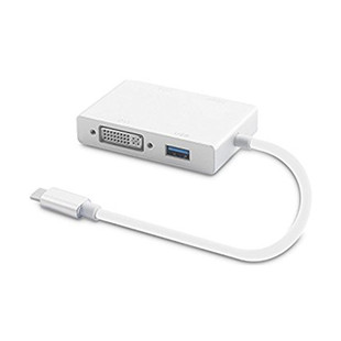 مبدل Type c به VGA/DVI/HDMI/USB با کیفیت 4K