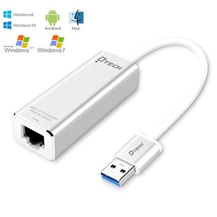 مبدل USB-3 به LAN 1Gbps دیتک مدل Dtech DT-6550 USB 3.0 to Gigabit Ethernet LAN Network Adapter-10