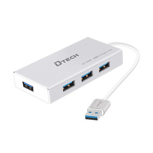 هاب 4 پورت USB-3 سیم دار دیتک مدل DT-3308 به طول 25 سانتی متر Dtech