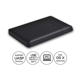 باکس هارد لپ تاپ با پورت USB Type c فرانت