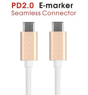 کابل دو سر USB 3.1 Type C فرانت نسل دوم با E-Marker به طول 1متر