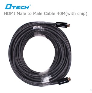 کابل 40متری HDMI دیتک مدل DTECH DT-H014 40M HDMI CABLE