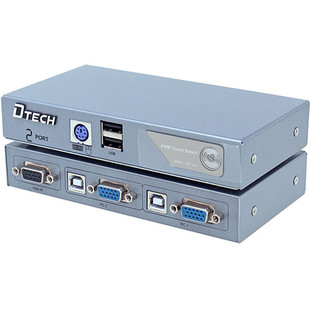 سوئیچ KVM دو پورت PS2 و USB دیتک مدل DT-8021