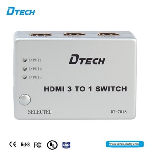 سوییچ سه پورت HDMI دیتک مدل DT-7018