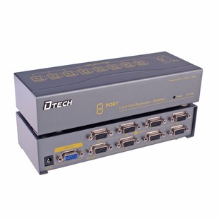 اسپلیتر VGA هشت پورت دیتک مدل DT-7358 با کیفیت 350 مگاهرتز