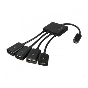 تبدیل چهار سر Micro USB OTG Hub