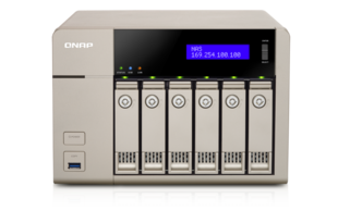 ذخیره ساز تحت شبکه کیونپ مدل TVS-663-4G بدون هارددیسک