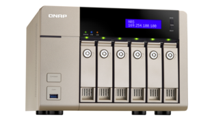 ذخیره ساز تحت شبکه کیونپ مدل TVS-663-8G بدون هارددیسک