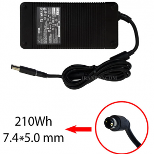 آداپتور لپ تاپ دل 19.5V 10.8A Gimo Plus کابل سه تایی