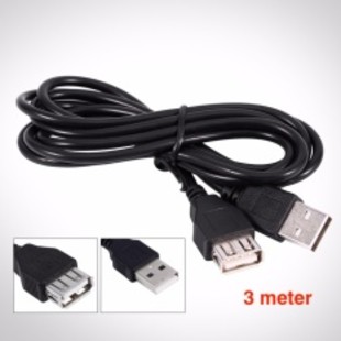 کابل افزایش طول USB کی نت به طول 3 متر