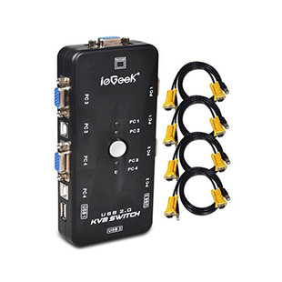 سوییچ KVM چهار پورت وی نت مدل Manual USB
