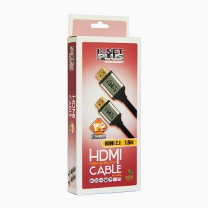 کابل HDMI 2.1 8K کی نت پلاس مدل KP-CH21018 طول 1.8 متر