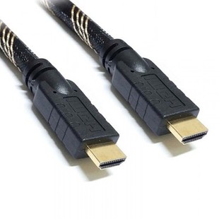 کابل HDMI فرانت با کانکتور طلایی 3D طول 20 متر