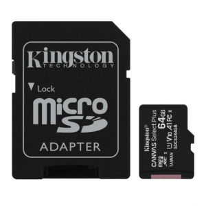 کارت حافظه microSDXC کینگستون 64 گیگ مدل CANVAS کلاس 10 استاندارد UHS-I U1