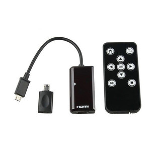 کابل اتصال به تلويزيون MHL به همراه ريموت کنترل ميکرو يو اس بی