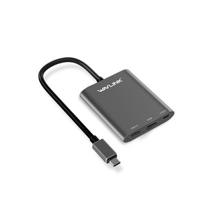 تبدیل Type-C به HDMI/USB3.0/Type-C ویولینک مدل WL-UHP3402