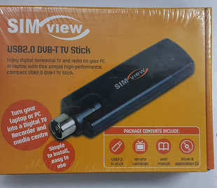 Sim View USB 2.0 DVB-T TV Stick