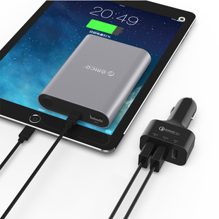 ORICO UCH-Q3 3port Car Charger2