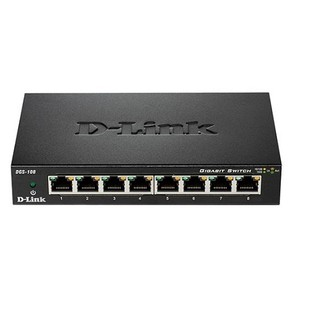 D-Link DGS-108 8-Port Gigabit Unmanaged Desktop Switch