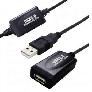 کابل افزایش طول USB مدار دار فرانت به طول 10 متر مدل fn-u2cf100
