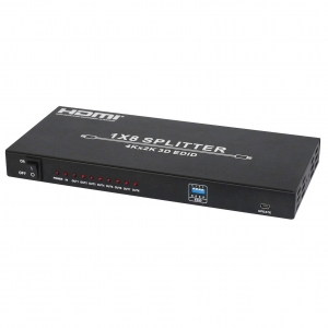 اسپلیتر 8 پورت HDMI سه بعدی فرانت با قابلیت EDID مدل FN-V108