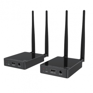 انتقال بی سیم HDMI با مسافت 100 متر با ریموت کنترل فرانت مدل Faranet HDMI over Wireless Extender 100m FN-V260