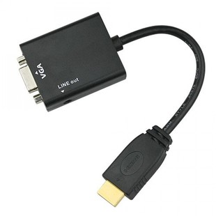 تبدیل HDMI به VGA همراه با کابل صدا امگا