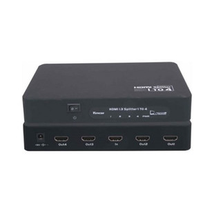 اسپلیتر 4 پورت HDMI سه بعدی فرانت با قابلیت EDID مدل FN-V104