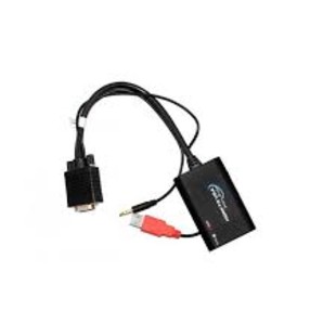 تبدیل VGA به HDMI با قابليت انتقال صدا فرانت