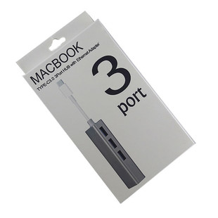 Type-C to USB 3.0 Hub 3 Port With LAN Adapter 10-100