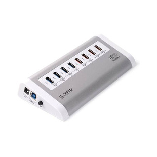 هاب USB3.0 چهار پورت و شارژر اوریکو مدل UH4C4