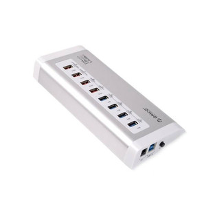 Orico UH4C4 4 Port USB with 4 Port USB Charger1