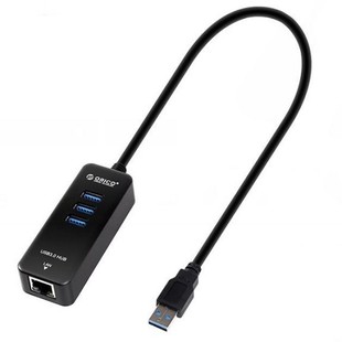 Orico HR03-U3 3-Port Hub with RJ45 Port