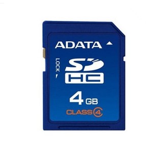 Adata SDHC Class4 4GB Memory Card