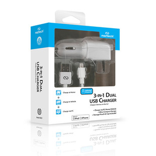 Naztech N321USB-3in1-Charger lightning