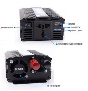 اینورتر مدل Power Inverter DC to Ac and Usb 200W