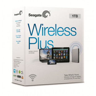 Seagate Wireless Plus Mobile External Hard Drive - 1TB