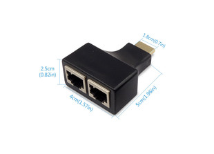 تبدیل افزایش HDMI تحت شبکه 30متری