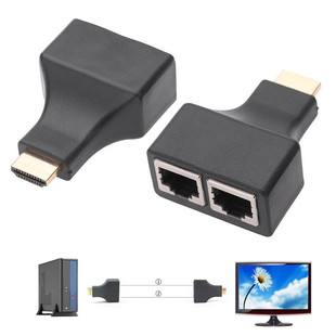 تبدیل افزایش HDMI تحت شبکه 30متری